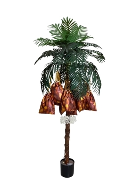 Palm Tree Distribution Stand with Dates Bags big size