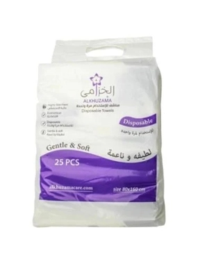 alkhuzama disposable towels 80*160 25 pcs-6286005003671