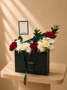 Tad rosary with natural roses 001