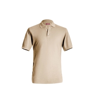 Beige Knitted Polo
