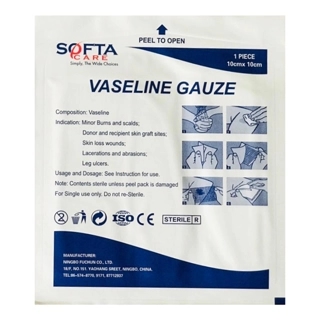 VASLINE GUAZAGE 10*10 CM 50 C