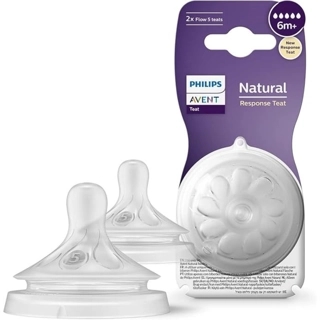AVENT NIPPLE NAT +6M