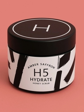 Body Scrub with Saffron & Amber Scent