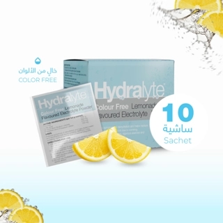 Lemonade (Color-Free) – Hydralyte Electrolyte Powder – 10 Sachets