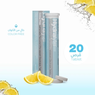 Lemonade (Color-Free) Effervescent Electrolyte – 20 Tablets
