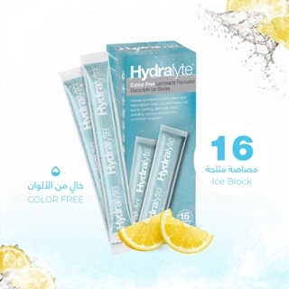 HYDRALYTE ICE BLOCKS COLOUR FREE LEMONADE