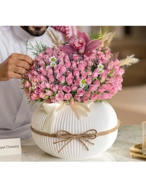 Flowers with vase