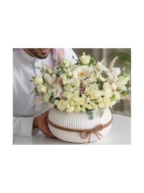 Vase natural flowers