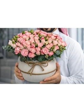 Vase natural flowers