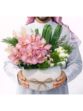 Natural flowers vase/A86