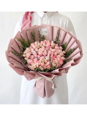 baby rose bouquet /D9