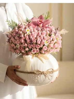 Flowers with vase