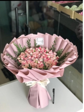 baby rose bouquet /D9