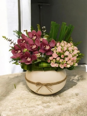 Natural flowers vase/A86