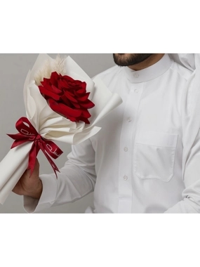 Single flower big flowers red