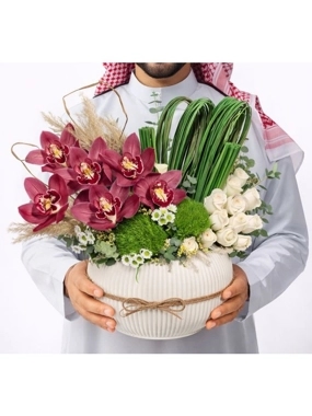 Natural flowers vase/A86