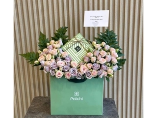 Luxury Style Arrangement & Patchi Chocolate