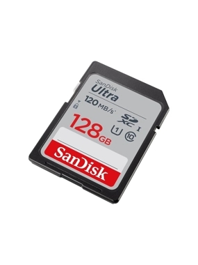SanDisk Ultra UHS I 128GB SD Card 140MB/s for DSLR and Mirrorless Cameras