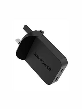 RAVPower PD Pioneer 65W 2-Port Slim Wall Charger with Gan 5.0 Tecnology