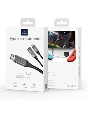 Wiwu type-c to hdmi cable2m 4k fast charging