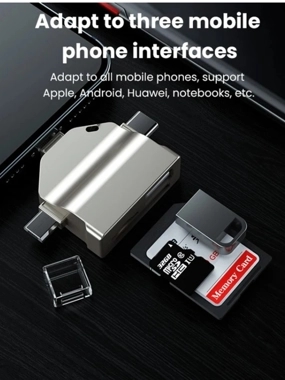 Digitplus 7-in-1 OTG Card Reader For All Devices And Computers