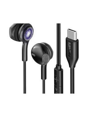 Promate Ergonomic In-Ear USB-C Wired Stereo Earphones