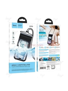Hoco WIDELY COMPATIBLE IPX8 Touch control waterproof leather bag