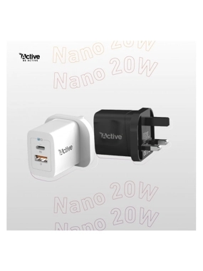Active pd 20w + usb q3 wall charger