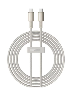 Baseus Cable USB-C to USB-C Tungsten Gold, 100W, 1M/2M (gold)