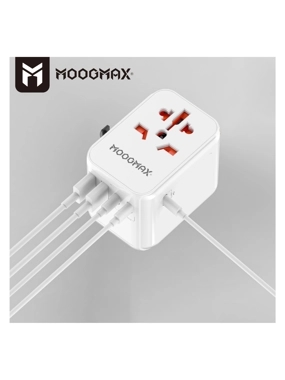 Moogmax global travel charging - 6 devices charging at one time 100w-pd