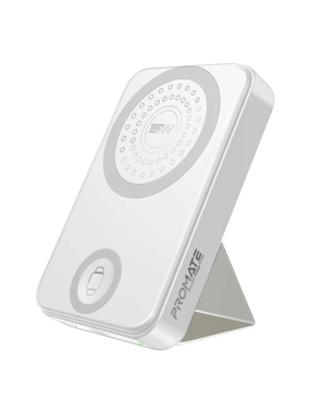 Promate Power Bank,3in1,10K MagSafe Wireless. PD 20W متنقل