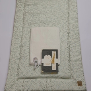 Sugar engraved set with sheet scarf