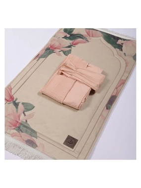 طقم سجادة مخمل