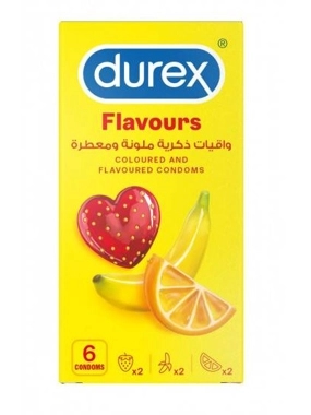 Durex Condm Flavors Select 6pcs