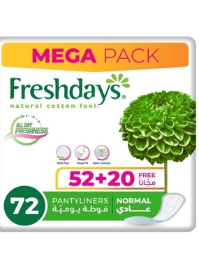 Freshdays Pantyliners Normal 72pieces