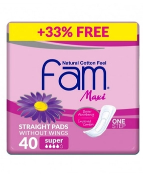 Napco Fam Maxi Pads Value Pack 40 Pcs