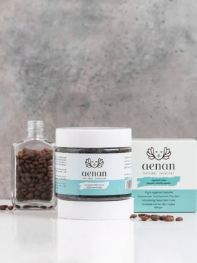 Geranium Coffee Scrub With Natural Herbs