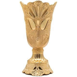 Golden Crystal Incense Burner