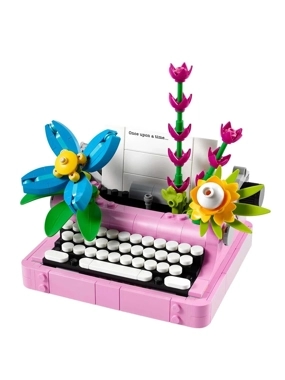 Typewriter With Flowers - 363 Pieces