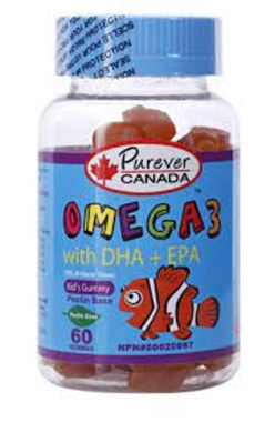 PUREVER KIDS OMEGA 3 60 GUMMIES
