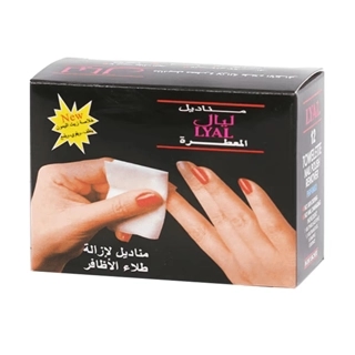 LYAL NAIL POLISH REM. WEPS 12'S