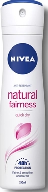NIVEA DEO NATURAL FAIRNESS SPRAY (W) 150ML 82967