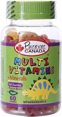 PUREVER KIDS MULTIVITAMIN 60 GUMMIES