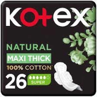KOTEX NATURAL MAXI SUPER 6X26 *612010
