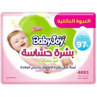 BABY JOY WIPES SENS. (6X(3X48) 20430 R
