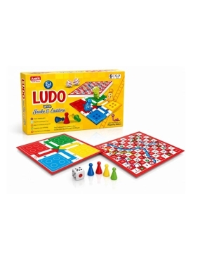 2 in 1 Ludo with Snakes & Ladders Board Game