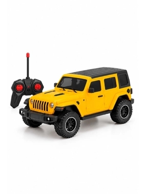 Yellow Remote Control Jeep Car with Controller
