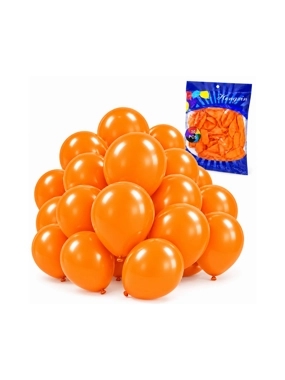 Orange Balloons - 50 Pieces