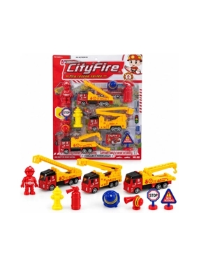Fire Rescue Vehicle Play Set for Kids