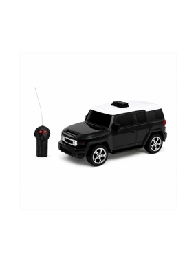 Black remote-controlled 4WD vehicle